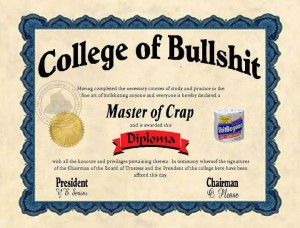 bullshit degree
