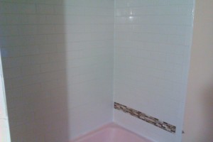 New Bathroom wall