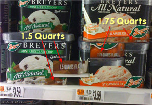 breyers is smaller