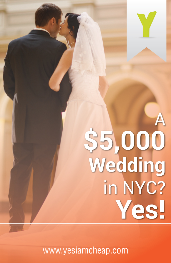 5,000 wedding in NYC