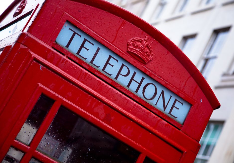 british telephone booth