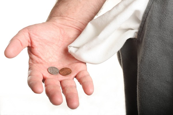 broke - being cheap - credit card companies
