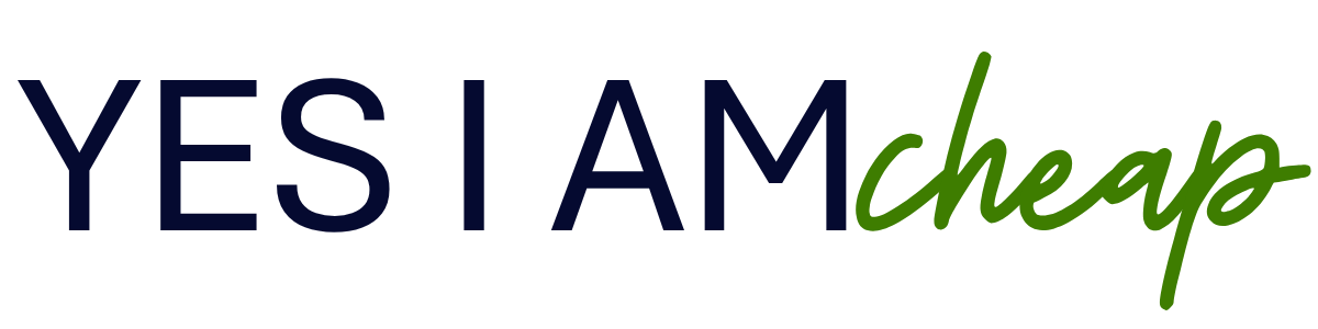 Yes I Am Cheap Logo